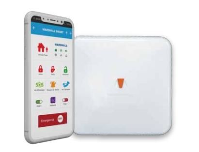 Panel de alarma 4G + WiFi 15 zonas inalambricas 6 cableadas
