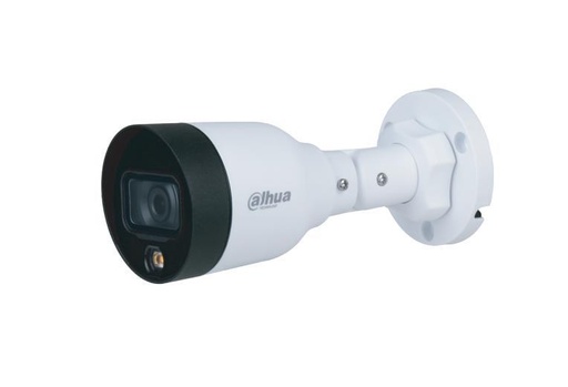 [IPC-HFW1239S1P-A-LED-0280B-S5-QH2] Bullet IP 2 Mpx 2.8mm Full Color LED 15m Mic IP67 PoE